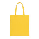 Impact AWARE™ recycelte Baumwolltasche 145gr mit Boden Farbe: gelb