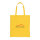 Impact AWARE™ recycelte Baumwolltasche 145gr mit Boden Farbe: gelb