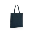 Impact AWARE™ recycelte Baumwolltasche 145gr mit Boden Farbe: navy blau