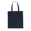 Impact AWARE™ recycelte Baumwolltasche 145gr mit Boden Farbe: navy blau