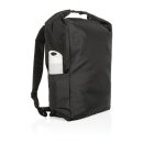 Impact AWARE™ RPET Basic Rolltop-Rucksack Farbe: schwarz