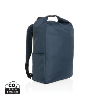 Impact AWARE™ RPET Basic Rolltop-Rucksack Farbe: navy blau