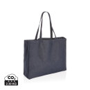 Impact AWARE™ Shopper aus recyceltem Denim Farbe: blau