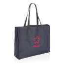 Impact AWARE™ Shopper aus recyceltem Denim Farbe: blau