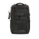 Swiss Peak AWARE™ RPET Voyager 15.6" Laptop Rucksack Farbe: schwarz