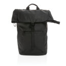 Impact AWARE™ RPET wasserabweisender 15.6" Laptop-Rucksack Farbe: schwarz