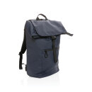 Impact AWARE™ RPET wasserabweisender 15.6" Laptop-Rucksack Farbe: navy blau