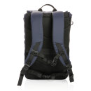 Impact AWARE™ RPET wasserabweisender 15.6" Laptop-Rucksack Farbe: navy blau