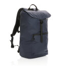 Impact AWARE™ RPET wasserabweisender 15.6" Laptop-Rucksack Farbe: navy blau