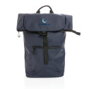 Impact AWARE™ RPET wasserabweisender 15.6" Laptop-Rucksack Farbe: navy blau