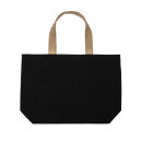 Impact Aware™ 240g/m² große Tasche aus rCanvas, ungefärbt Farbe: schwarz