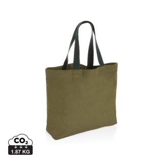 Impact Aware™ 240g/m² große Tasche aus rCanvas, ungefärbt Farbe: grün