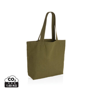 Impact Aware™ 240g/m² rcCanvas Shopper + Tasche, ungefärbt Farbe: grün