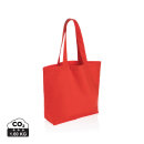 Impact Aware™ 240g/m² rCanvas Shopper mit Tasche Farbe: luscious red