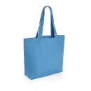 Impact Aware™ 240g/m² rCanvas Shopper mit Tasche Farbe: tranquil blue