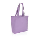 Impact Aware™ 240g/m² rCanvas Shopper mit Tasche Farbe: lavender