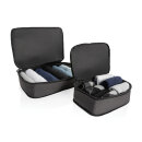 Swiss Peak Ridge AWARE™ RPET-Kompressions-Reisewürfel, 2pcs Farbe: schwarz