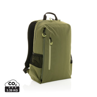 Impact AWARE™ Lima 15.6" RFID Laptop-Rucksack Farbe: grün, grün