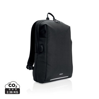 Swiss Peak AWARE™ RFID und USB A-Laptop-Rucksack Farbe: schwarz