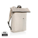 Dillon AWARE™ RPET faltbarer Lightweight-Rucksack Farbe: off white