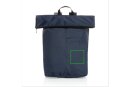 Dillon AWARE™ RPET faltbarer Lightweight-Rucksack Farbe: navy blau