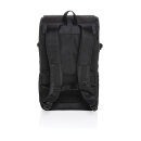 Pascal AWARE™ RPET Deluxe Weekend Rucksack Farbe: schwarz