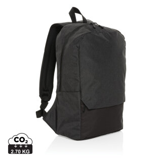 Kazu AWARE™ 15,6" RPET Laptop-Rucksack Farbe: schwarz