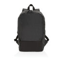 Kazu AWARE™ 15,6" RPET Laptop-Rucksack Farbe: schwarz