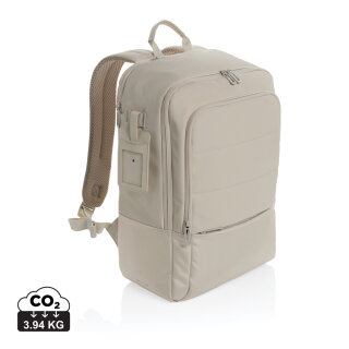 Armond AWARE™ RPET 15.6" Laptop-Rucksack Farbe: beige