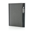 A5 Deluxe-Design Notizbuch-Cover Farbe: grau