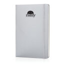 Basic Hardcover Notizbuch A5 Farbe: silber