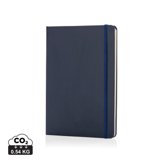 Basic Hardcover Notizbuch A5 Farbe: navy blau