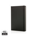 Standard A5 Notizbuch mit PU-Hardcover Farbe: schwarz