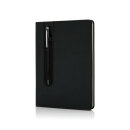 Basic Hardcover PU A5 Notizbuch mit Stylus-Stift Farbe:...