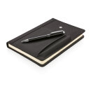 Notizbuch und Stift Farbe: schwarz