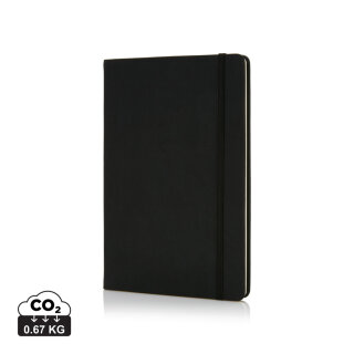 Deluxe Hardcover PU A5 Notizbuch Farbe: schwarz