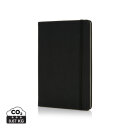 Deluxe Hardcover PU A5 Notizbuch Farbe: schwarz