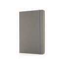 Deluxe Hardcover PU A5 Notizbuch Farbe: grau