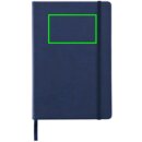 Deluxe Hardcover PU A5 Notizbuch Farbe: navy blau