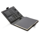 Air Notizbuchcover mit kabelloser Aufladefunktion Farbe: schwarz