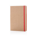 Kraft A5 Notizbuch Farbe: rot