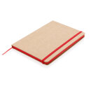 Kraft A5 Notizbuch Farbe: rot
