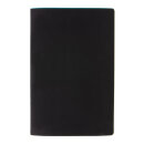 Softcover PU Notizbuch mit farbigem Beschnitt Farbe: hellblau