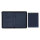 Impact AWARE™ RPET A4 Portfolio mit Reißverschluss Farbe: navy blau