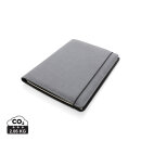 A4 Portfolio aus PU Farbe: grau