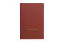 Impact Softcover A5 Notizbuch mit Steinpapier Farbe: rot
