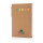 Haftnotizen im A6 Kraft-Booklet mit Stift Farbe: braun