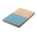 A5 Kork & Kraft Notizbuch Farbe: blau