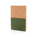 A5 Kork & Kraft Notizbuch Farbe: grün