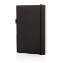 A5 Deluxe Hardcover Notizbuch Farbe: schwarz